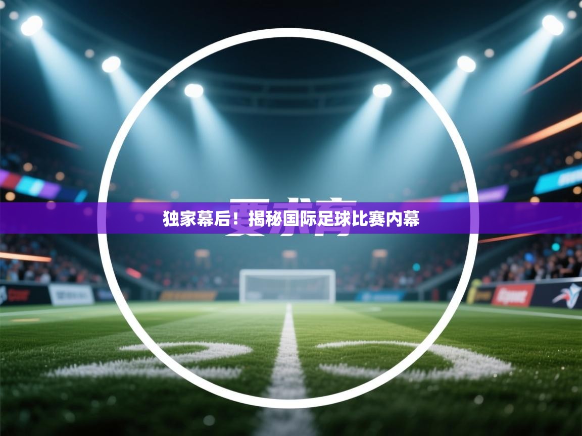 -独家幕后!揭秘国际足球比赛内幕 第3张